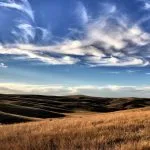 South Dakota Prairie Framed Mini Canvas Print - Image 2