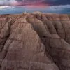 Mountainous Badlands 5x7 Matted Print - Image 2