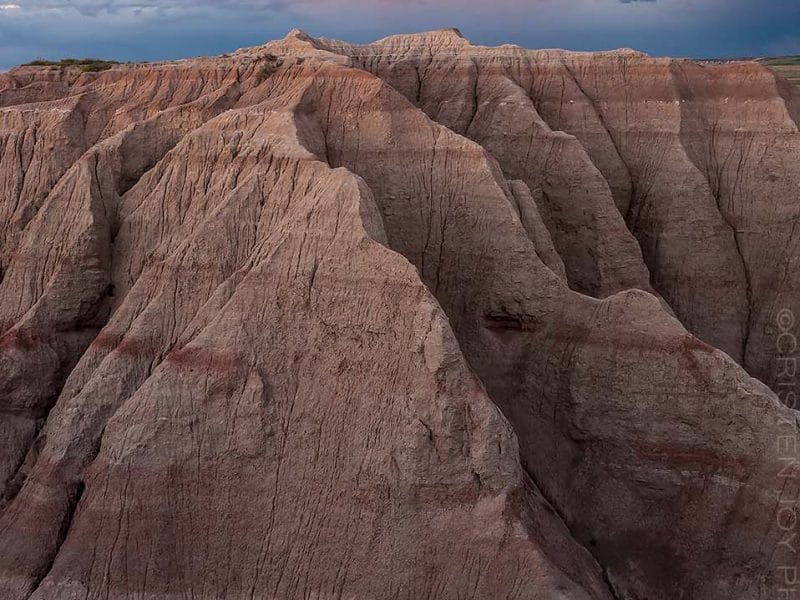 Mountainous Badlands 5×7 Matted Print