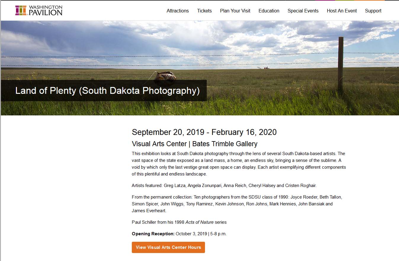 Land of Plenty (South Dakota Photography) | Washington Pavilion