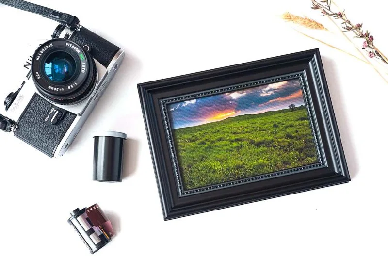 After the Rain Framed Mini Canvas Print