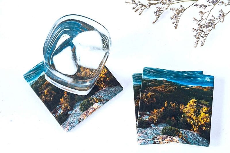 Golden Light Coasters