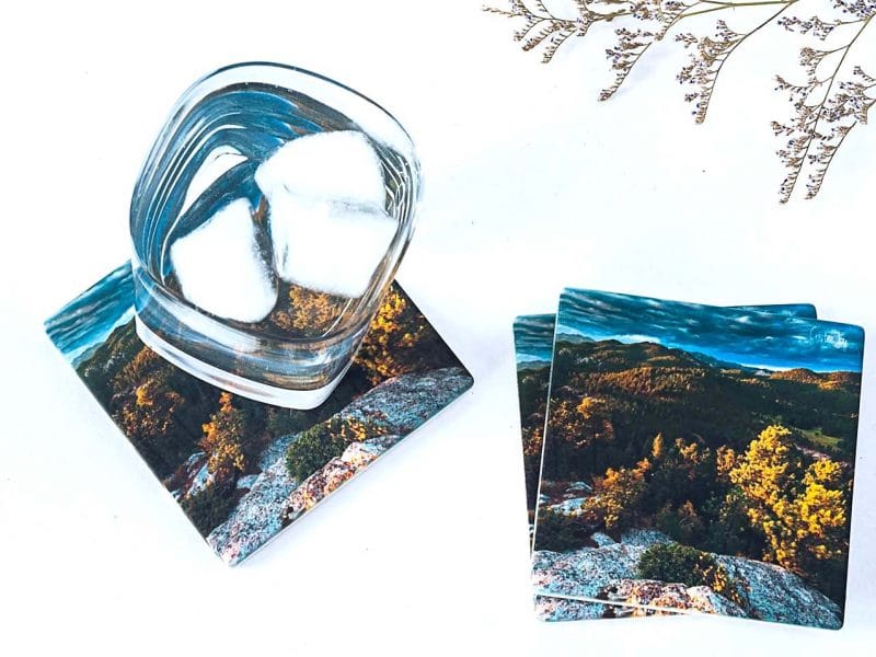 Golden Light Coasters