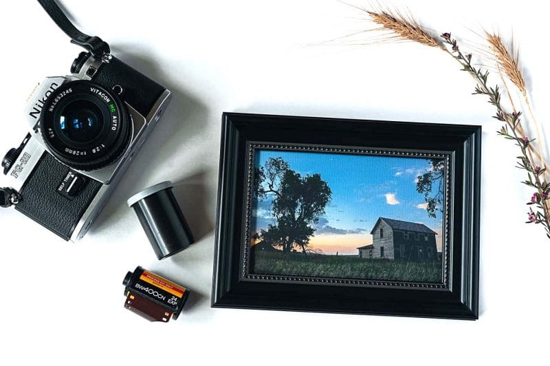 Homestead Framed Mini Canvas Print