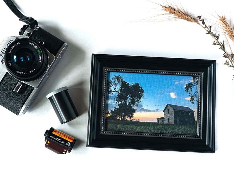 Homestead Framed Mini Canvas Print