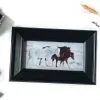 In Motion Framed Mini Canvas Print