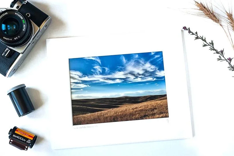 South Dakota Prairie 5x7 Matted Print