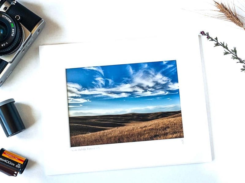 South Dakota Prairie 5×7 Matted Print