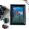 Touch of Gold Framed Mini Canvas Print