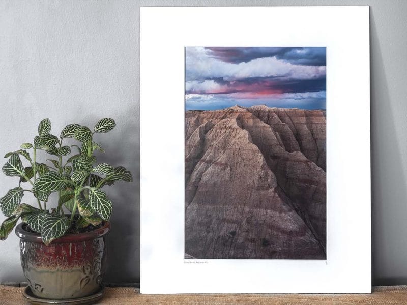 Mountainous Badlands 10×15 Matted Print