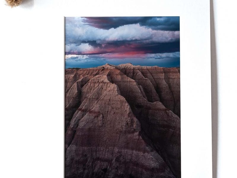 Mountainous Badlands 8×12 Matted Print