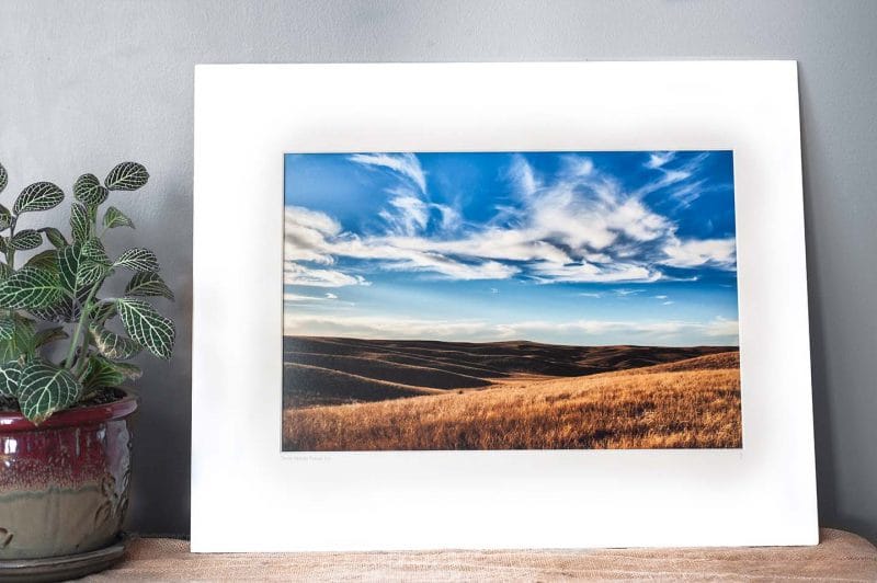 South Dakota Prairie 10x15 Matted Print
