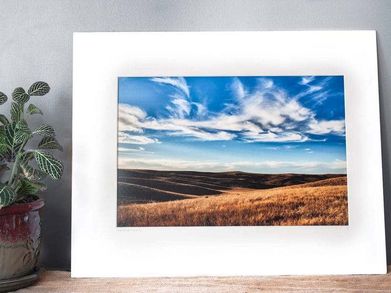 South Dakota Prairie 10×15 Matted Print