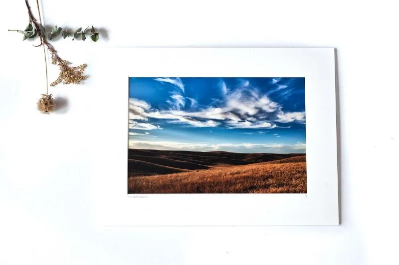 South Dakota Prairie 8x12 Matted Print