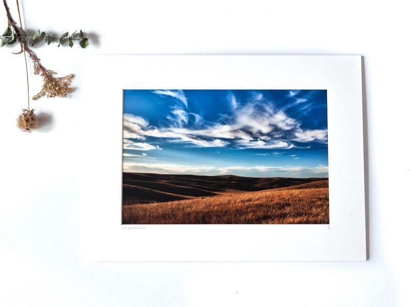 South Dakota Prairie 8×12 Matted Print