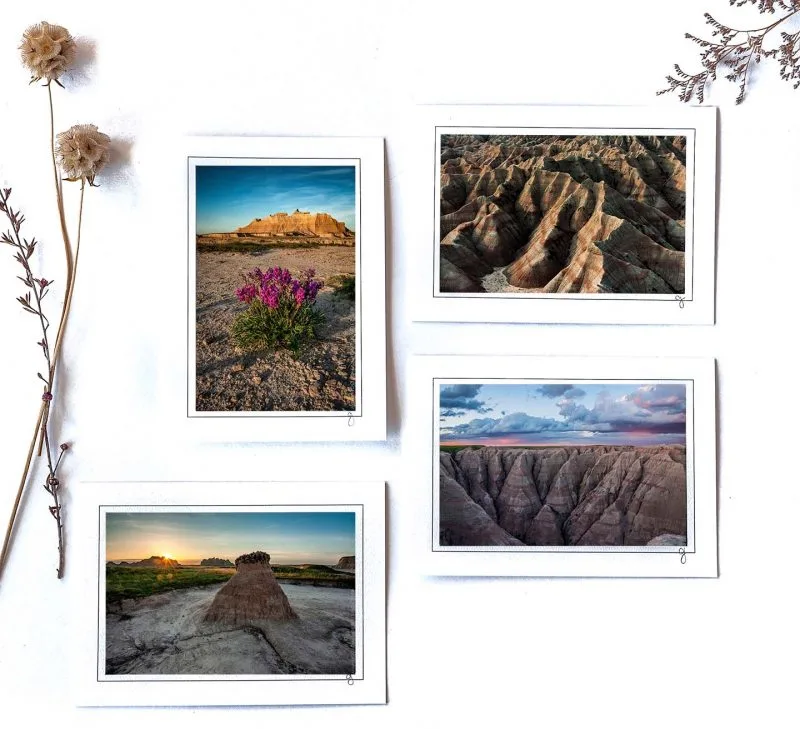 Badlands Notecard Collection