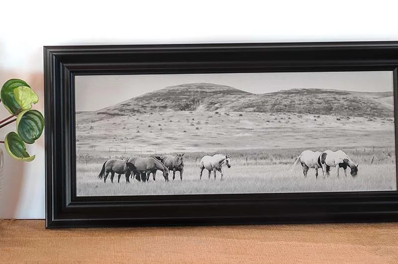 Caught in the Middle 7×18 Framed Giclee Canvas Print