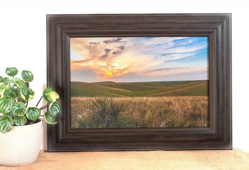 Fire in the Sky 12x18 Framed Giclee Canvas Print
