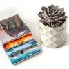 Abstract Leaves Coasters - Image 3