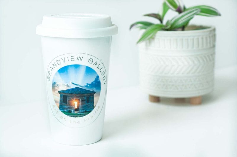 Grandview Gallery Porcelain Travel Mug