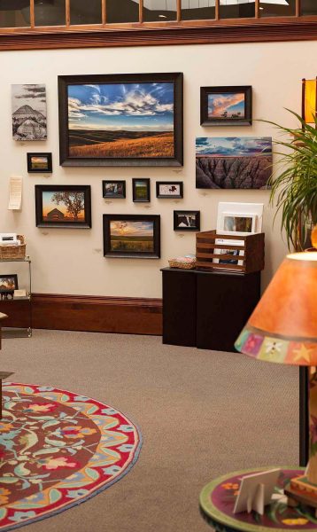 DSC_4185 wv This photo is of my photography display at Prairie Edge Fine Art Gallery in Rapid City, SD.