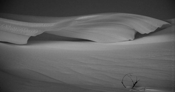 Wind Carved Snow Drift © Cristen J. Roghair http://cristenjoyphotography.com